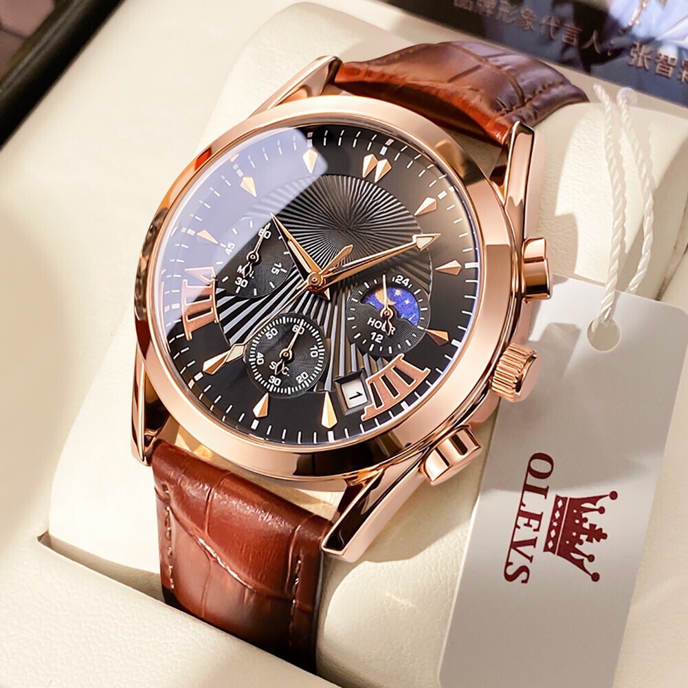 Đồng Hồ Nam Chính Hãng 2876 GAGAY Dây Đeo Da Chống Thấm Nước GD849 | BigBuy360 - bigbuy360.vn