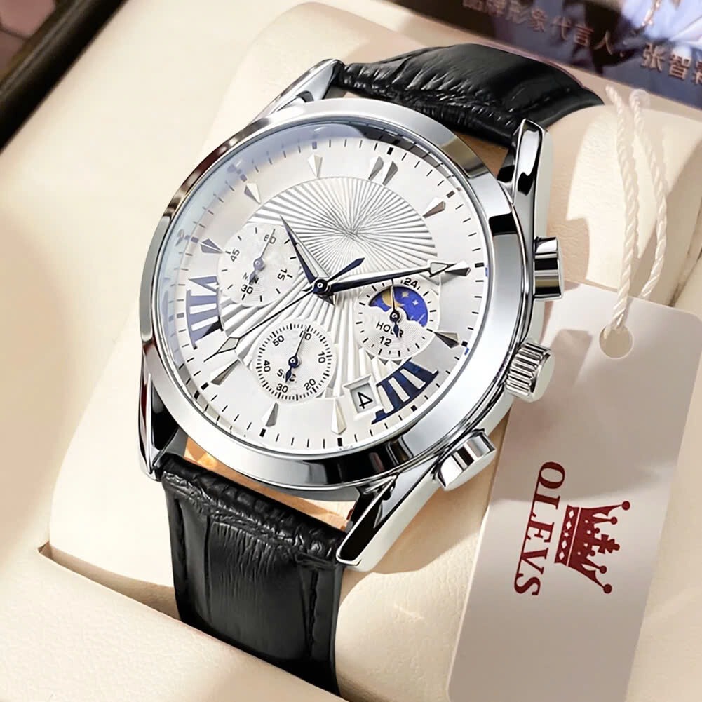 Đồng Hồ Nam Chính Hãng 2876 GAGAY Dây Đeo Da Chống Thấm Nước GD849 | BigBuy360 - bigbuy360.vn