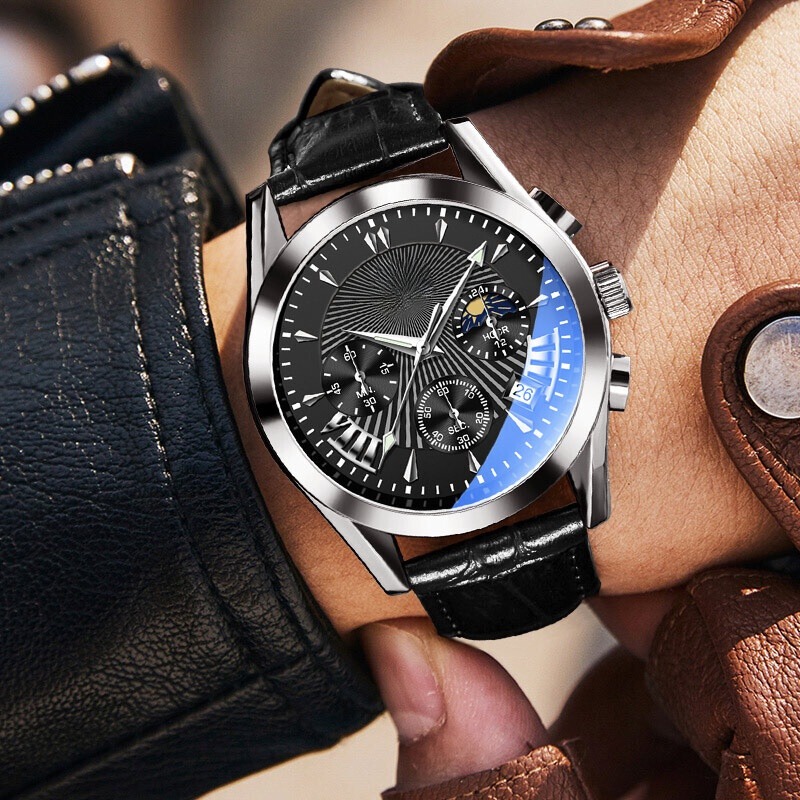 Đồng Hồ Nam Chính Hãng 2876 GAGAY Dây Đeo Da Chống Thấm Nước GD849 | BigBuy360 - bigbuy360.vn