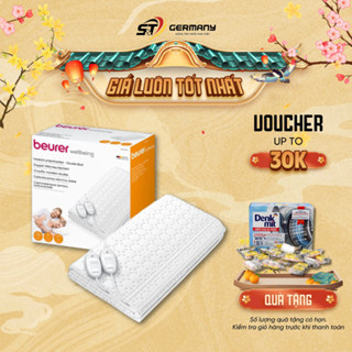 Đệm điện đôi Beurer TS26 XXL 150 x 140cm made in EU nội địa đức Đệm điện tỏa nhiệt tùy chỉnh nhiệt độ GermanySnT 160130