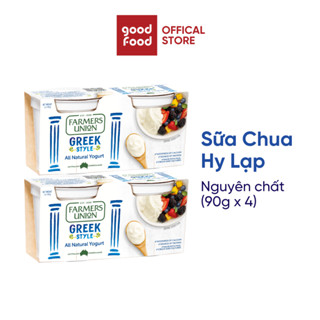 Sữa Chua Hy Lạp Greek Yogurt Farmers Union nguyên chất 140g