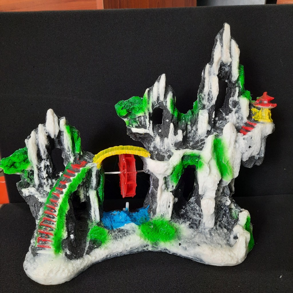 Mô Hình Núi - Hòn non Bộ - Trang Trí Bể cá (Mẫu 34)