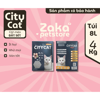 Cát mèo Citycat 8l 4kg - Ít bụi khử mùi
