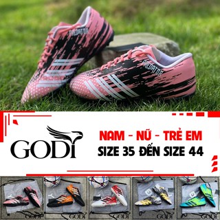 Giày đá bóng nam nữ đẹp giá rẻ, giày đá banh trẻ em sân cỏ nhân tạo có size bé nhỏ 35-36-37-38-39...-44 đã khâu full đế