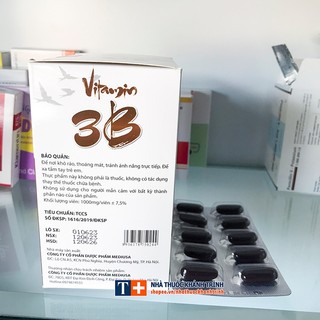 (100 viên) Vitamin 3B , 100 viên nang mềm