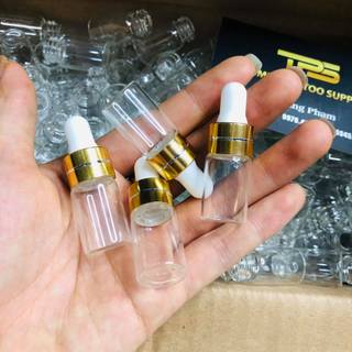 Lọ Chiết 3ml Thuỷ Tinh chuyên chiết mực, dung dịch xóa, tinh dầu, mỹ phẩm, nước hoa