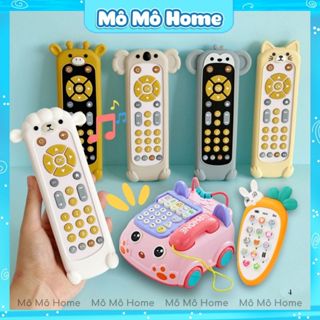 Điều khiển đồ chơi điện thoại cho bé remote có nhạc nhiều nút bấm vui nhộn thoả mãn sự tò mò Mô Mô Home