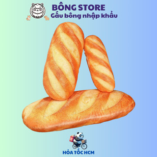 Gấu bông hình Bánh mì 3D độc lạ dễ thương mềm mại đáng yêu Thú nhồi bông cao cấp Quà tặng Gấu Bông Cute - Bông Store