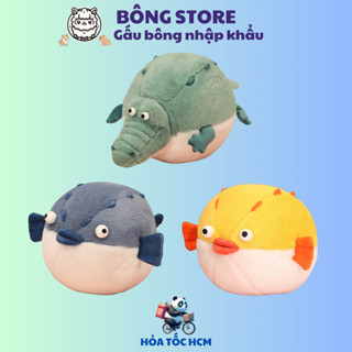Gấu bông Cá Sấu Cá Nóc tròn vô tri dễ thương mềm mại đáng yêu Thú nhồi bông cao cấp Quà tặng Gấu Bông Cute - Bông Store
