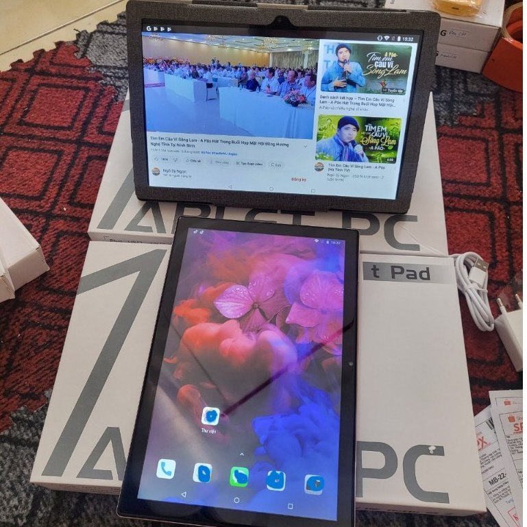 Máy tính bảng thanh lý các hãng. màn to 10.1 in và 7.0 in -Pin bền. loa to. giá rẻ xem phim vào mạng