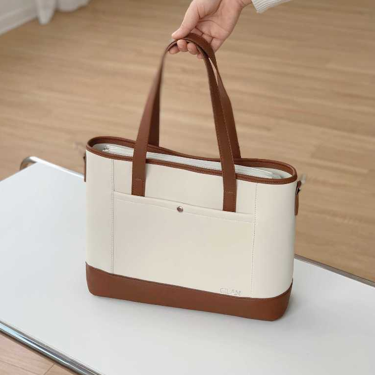 Túi tote nữ GILAN Coco Bag (3 màu) - túi da size lớn có thể đựng Laptop, A4 cho nàng đi làm, đi học