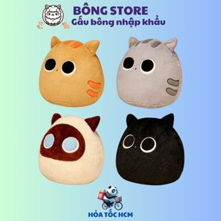 Gấu bông Mèo Bánh Bao vô tri dễ thương mềm mại đáng yêu Thú nhồi bông cao cấp Quà tặng Gấu Bông Cute - Bông Store
