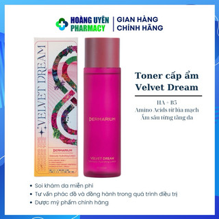  Toner dưỡng ẩm DERMARIUM Velvet dream 55ml  150ml 