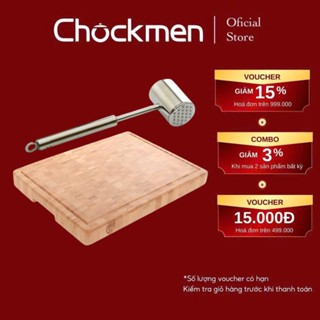Dụng Cụ Làm Mềm Thịt CHOCKMEN Inox Cao Cấp Đa Năng Làm Mềm Thịt Giã Hành Tỏi Giềng Dùng Cho Nhà Bếp