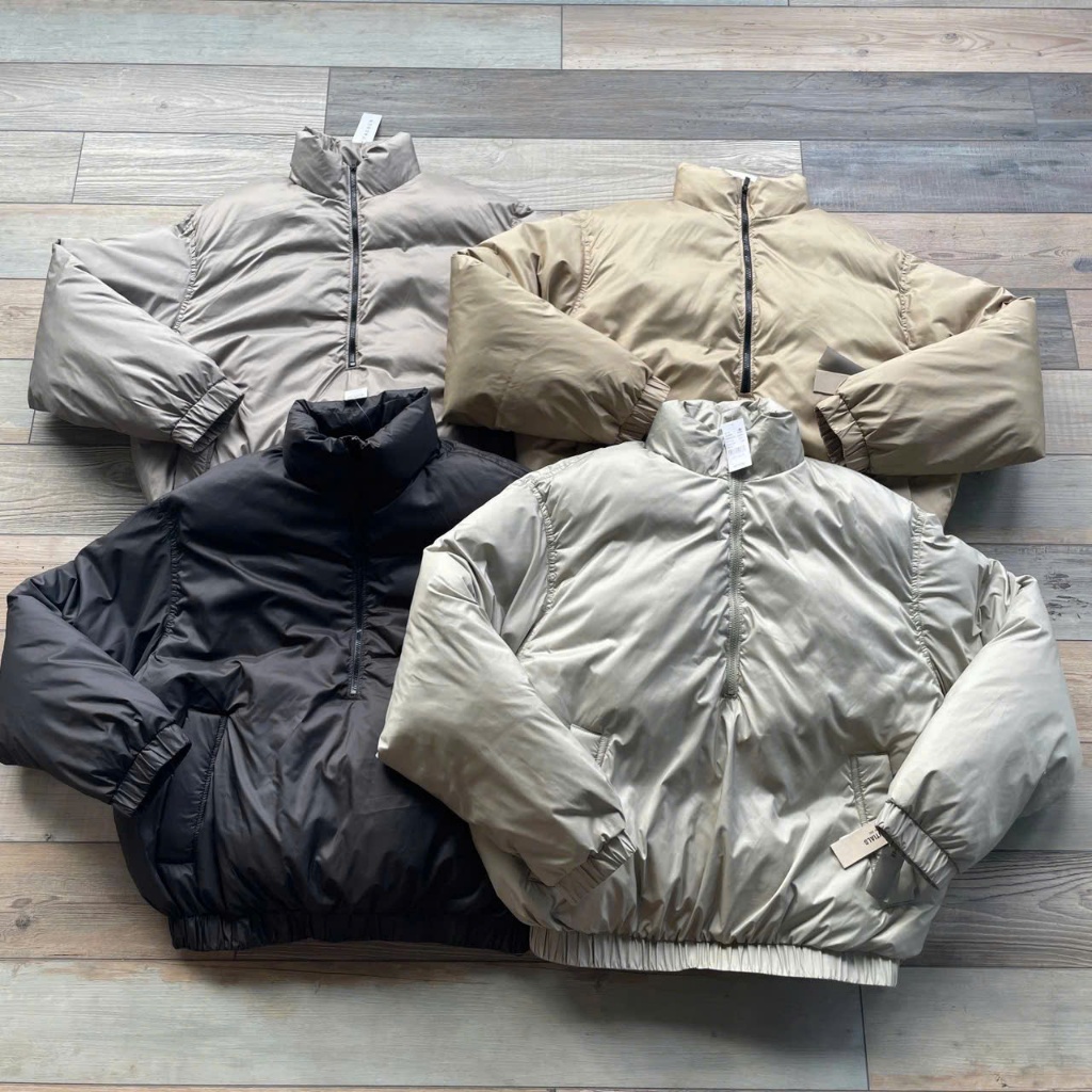 (BEST QUAILTY) Áo phao Fear of god Essentials zip, áo phao FOG cực ấm cao cấp TRUNG