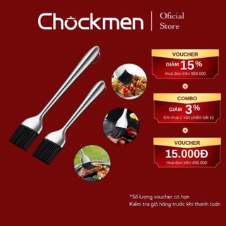 Phết Dầu CHOCKMEN Inox 304 Silicone Quét Dầu Ăn Cọ Quét Nướng Bánh Phết Gia Vị Mật Ong Đồ Nướng