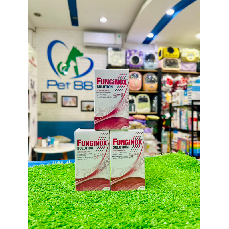 Xịt FUNGINOX dành cho thú cưng bị nấm(25ml)
