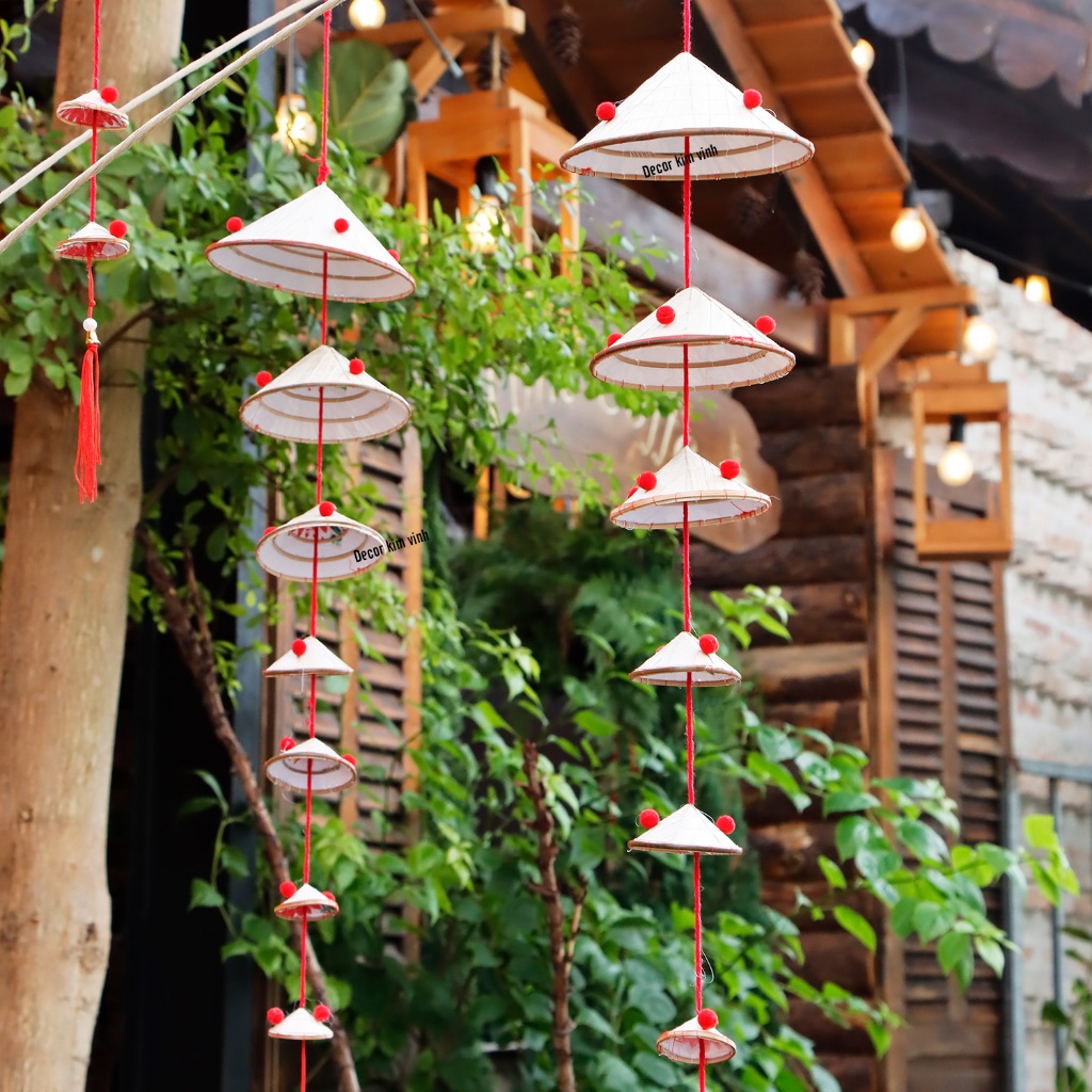 Dây Nón Lá 7 Nón Trang Trí Decor Tết