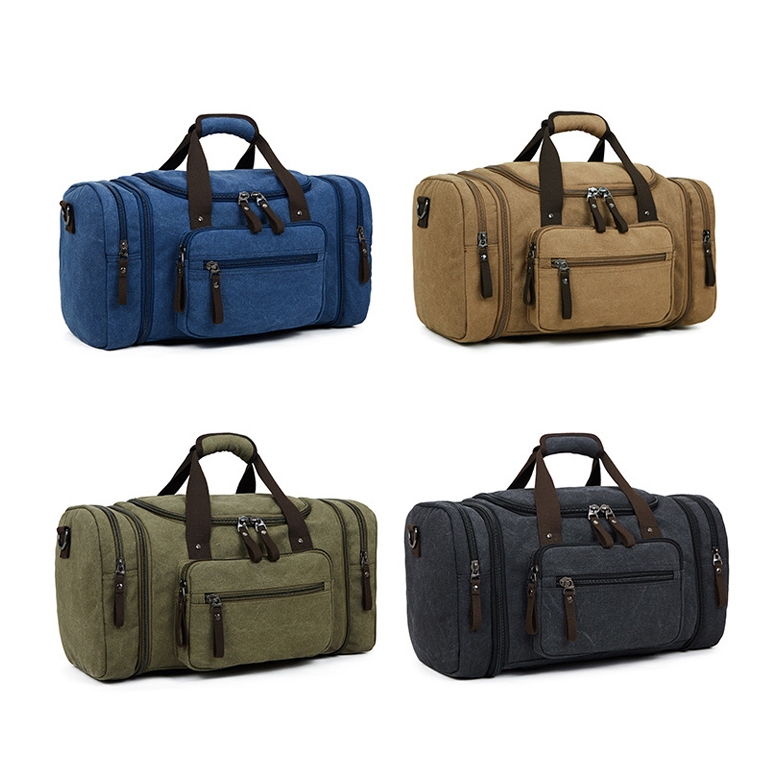 Túi du lịch vải canvas loại to - L008
