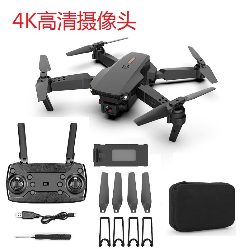 Drone E88 Mini Camera 4k Folding Drone Được trang bị Camera kép 4k - Điều khiển từ xa Camera lai. | BigBuy360 - bigbuy360.vn