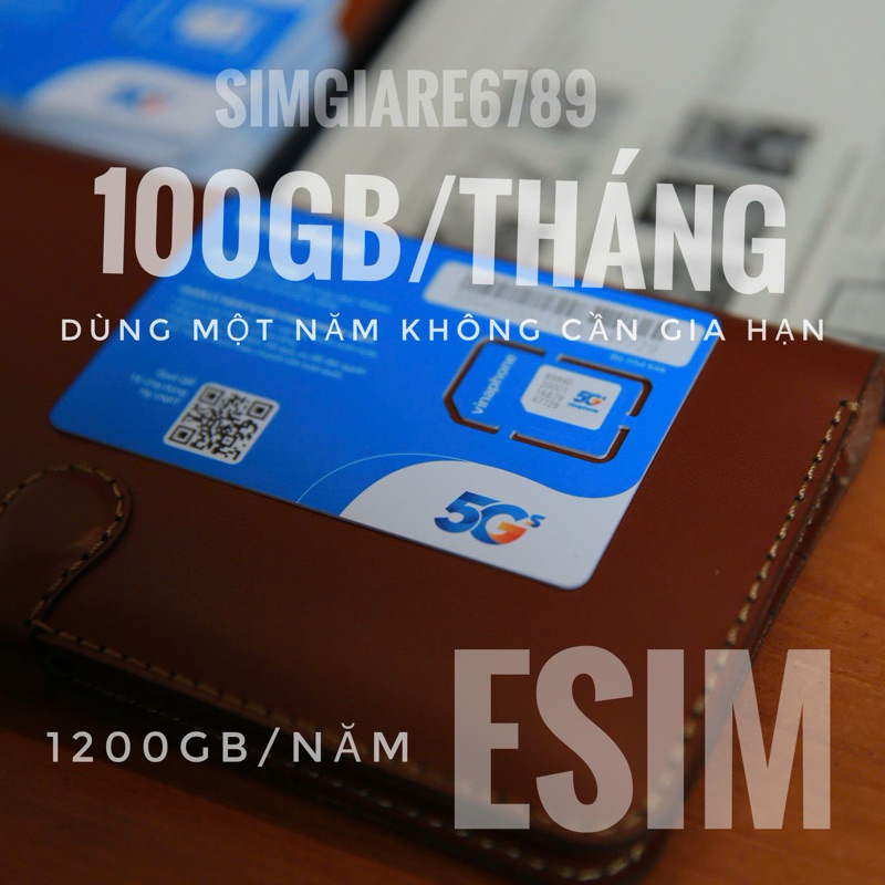 [Miễn phí 12 tháng] Sim 4G Vinaphone GÓI CƯỚC TD49 100Gb/tháng