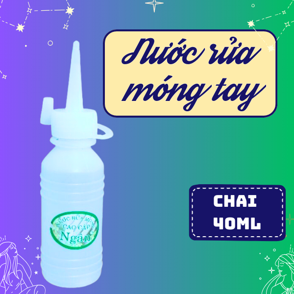 Nước rửa móng tay chai 40ml