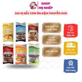  Gia Vị Rắc Cơm Ăn Dặm Thuyền Xưa Nguyên Liệu Nhật Bản Cho Bé Từ 1 Tuổi Gói 19g Đủ Vị 