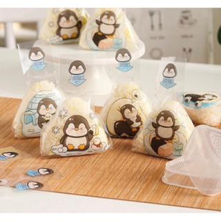  50 túi đựng cơm nắm chim cánh cụt size nhỏ 14x16 