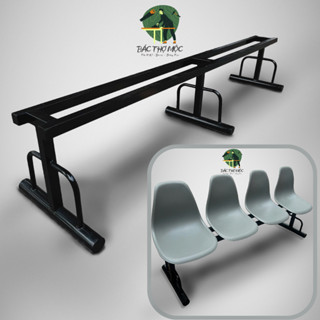  Chân Ghế Băng Chờ Lắp Ghế Eames Thường và Lưới Sơn Tĩnh Điện  chân không kèm mặt ghế  