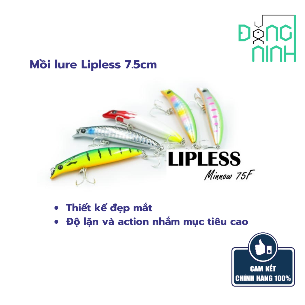 Mồi lure Lipless 7.5cm, mồi câu cá, mồi giả