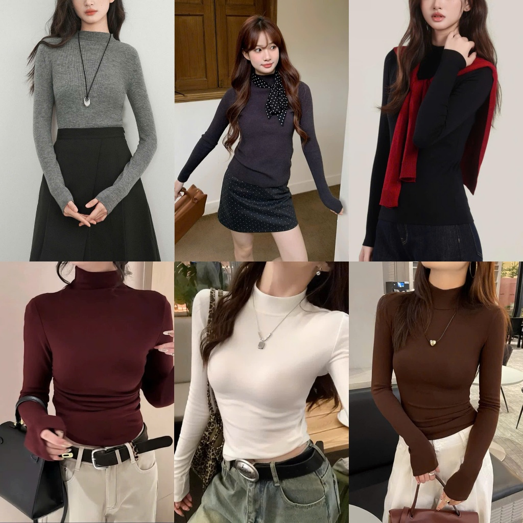 [LÓT LÔNG] Áo cổ 3p dài tay giữ nhiệt chất zip giữ ấm tốt Justdun A26 | BigBuy360 - bigbuy360.vn