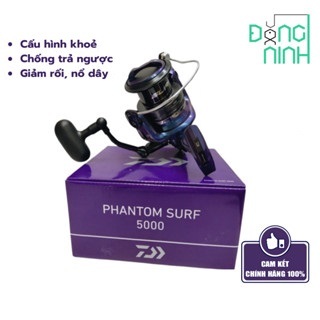 Máy câu cá Phantom Surf 5000, máy đứng, câu lure