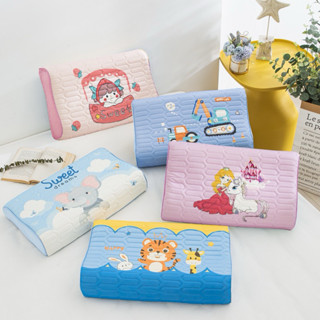  Gối cao su trẻ em có lẻ vỏ gối điều hoà siêu mát cho bé từ 3 đến 12 tuổi 