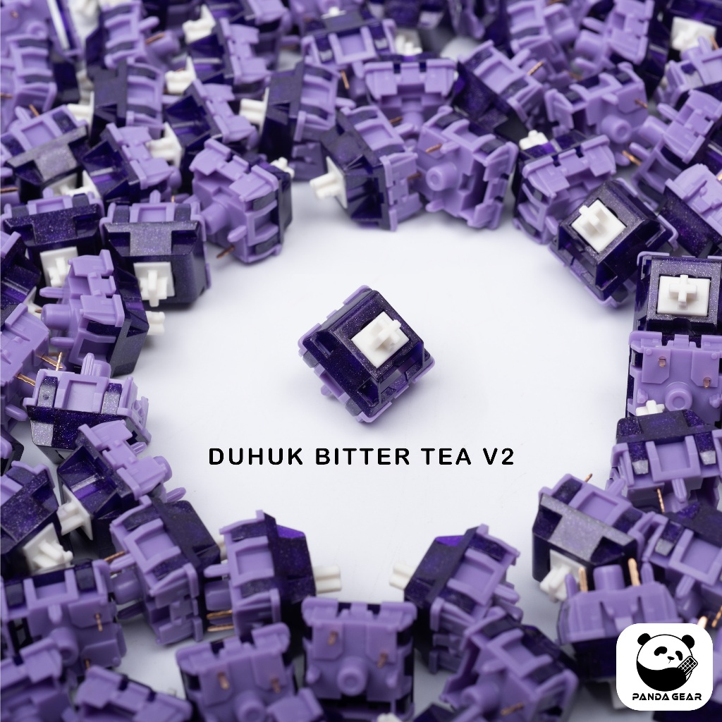 Switch Duhuk Bitter Tea V2 tactile 58g prelubed công tắc bàn phím cơ Duhuk Bitter Tea V2