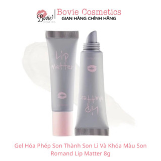 Gel Hóa Phép Son Thành Son Lì Và Khóa Màu Son Romand Lip Matter 8g
