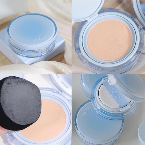 Phấn Nước Trang Điểm Che Phủ Tự Nhiên, Căng Bóng Thuần Chay Romand Bare Water Cushion SPF38/PA++++ 20g