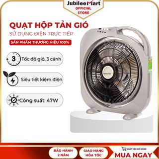 Quạt Hộp Tản Gió Jubilee Mart, Quạt Hộp 47W Siêu Mát Dùng Điện 220V