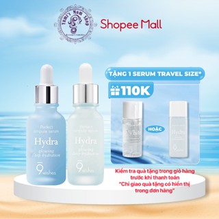 Tinh Chất 9Wishes Dưỡng Trắng, Cấp Ẩm, Phục Hồi Da Perfect Ampule Serum 25ml