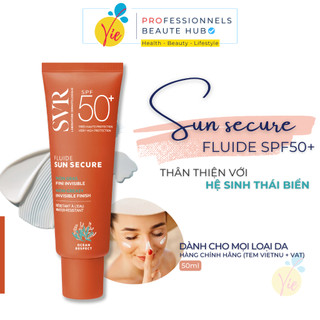Kem chống nắng svr sun secure fluid spf50+ bảo vệ toàn diện, không gây nhờn da 50ml