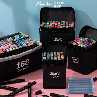 Bút Màu Marker Touch 24/36/48/60/80/100/120  Màu Sắc Đa Dạng Vẽ Anime, Manga