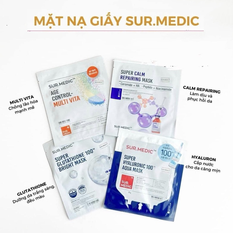 Mặt nạ #Sur.Medic (surmedic) các loại