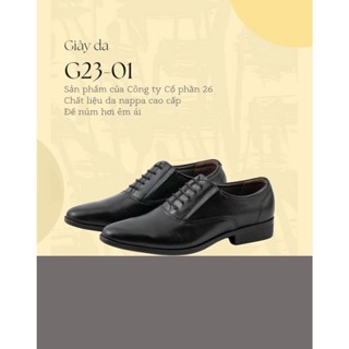 Giày da nam G23-01 da Nappa cao cấp Chính hãng Công ty Cổ phần 26