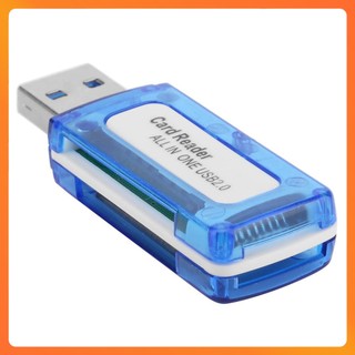 Combo 10 Đọc Thẻ Nhớ USB 2.0 All In One – Hỗ Trợ MicroSD, TF – Cho Laptop, PC