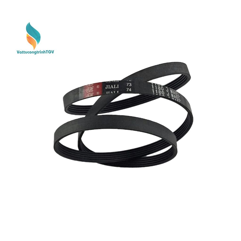 Dây curoa máy giặt cửa ngang BOSH-SIEMENS loại JIALI 1180 MAEL - 5 rãnh