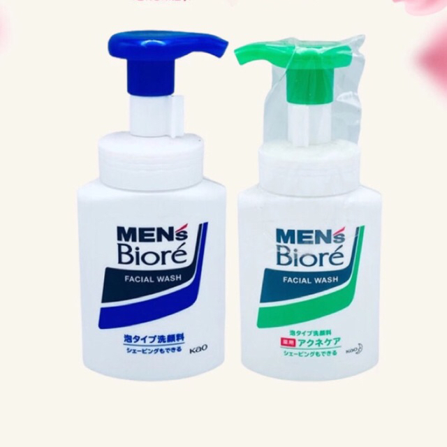 Sữa rửa mặt Biore Men dạng vòi - chính hãng