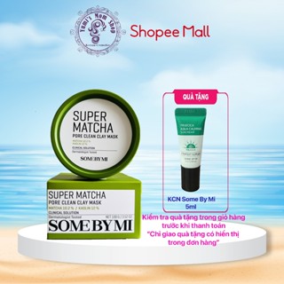 Mặt Nạ Đất Sét Trà Xanh Giúp Làm Sạch, Thu Nhỏ Lỗ Chân Lông Some By Mi Super Matcha Pore Clean Clay Mask 100g