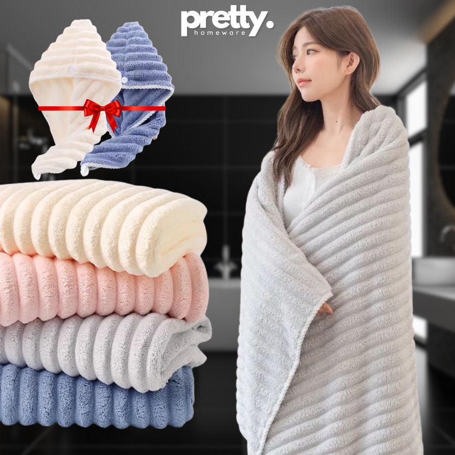 [HÀNG LOẠI 1] Khăn Tắm Bông Siêu Thấm Hút Nước, Khăn Mặt Sợi Cuộn To Cao Cấp Không Rụng Lông | BigBuy360 - bigbuy360.vn