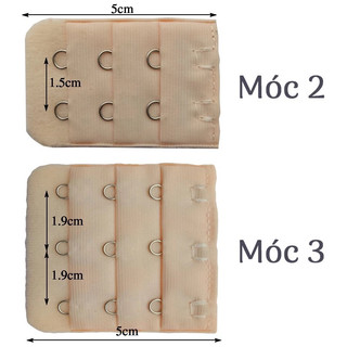 Móc nối áo ngực móc cài 2-3