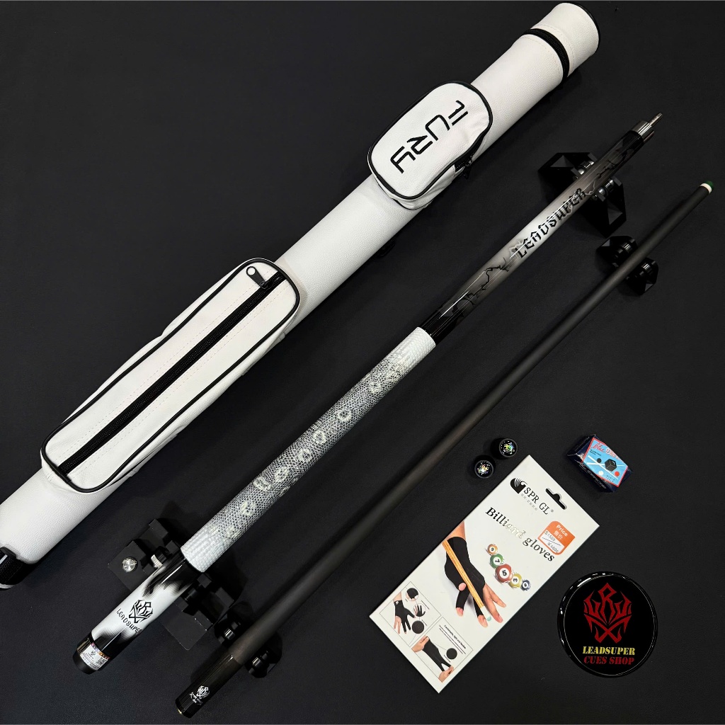 Combo cơ/Gậy bida lỗ ngọn full carbon Leadsuper LSA (tặng kèm bao cơ,găng tay,lơ)