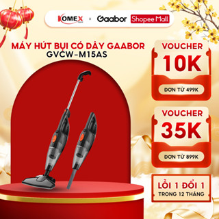 Máy hút bụi có dây cầm tay 2 in1 GVCW-M15AS và CW-18M01A Gaabor lực hút siêu mạnh 16000PA tháo lắp tiện lợi,